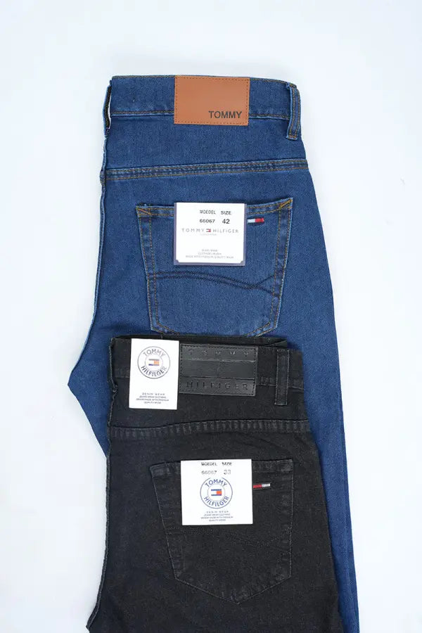 👖 Pack de 2 Jeans Tommy – Bleu & Noir