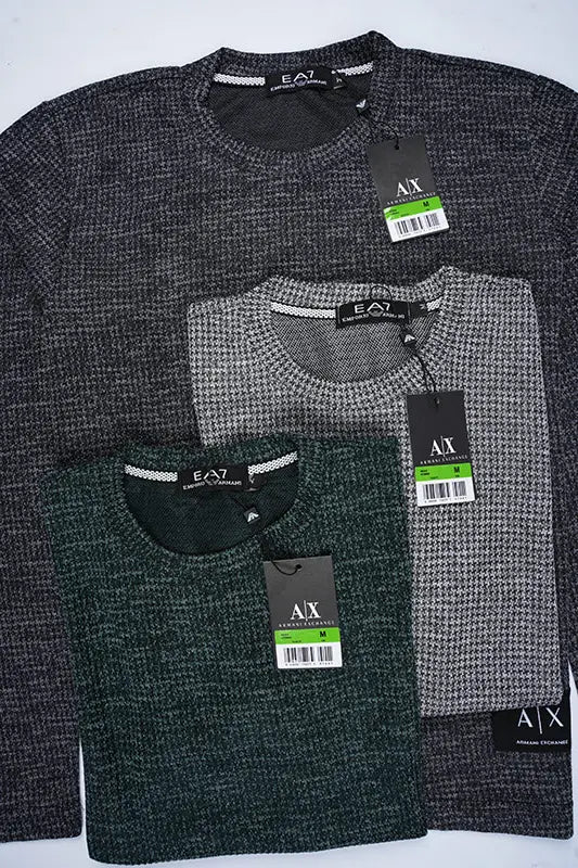 🧶 Pack de 3 Tricots Khaite – Coton respirant & élégant Couleurs : Noir · Gris · (3ème teinte incluse dans le pack)