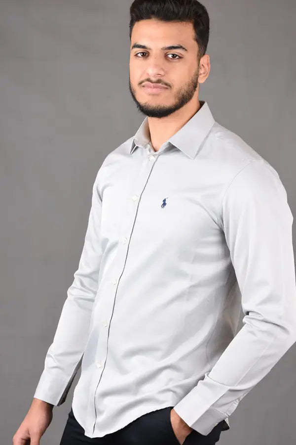 👔 Pack de 4 Chemises Ralph – Pur Coton Noir • Blanc • Beige • Bleu ciel