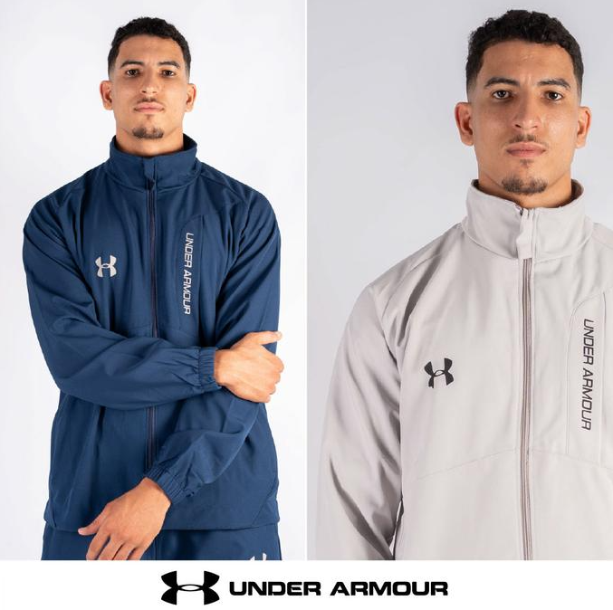 🏷️Survêtement Under Armour Noir / Bleu / Gris – Ensemble Sport & Style