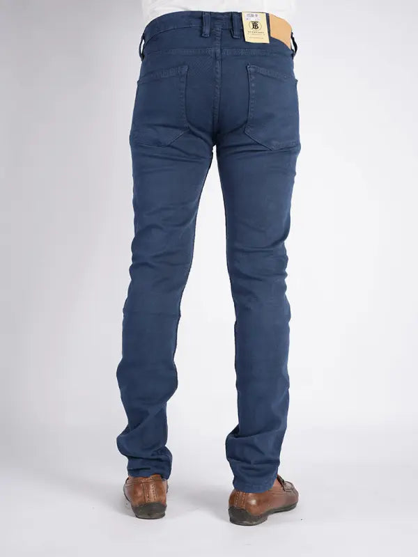 👖 Pantalon en Toile Piquée de Coton – 5 Poches Couleurs : Noir · Beige · Vert olive · Bleu roi