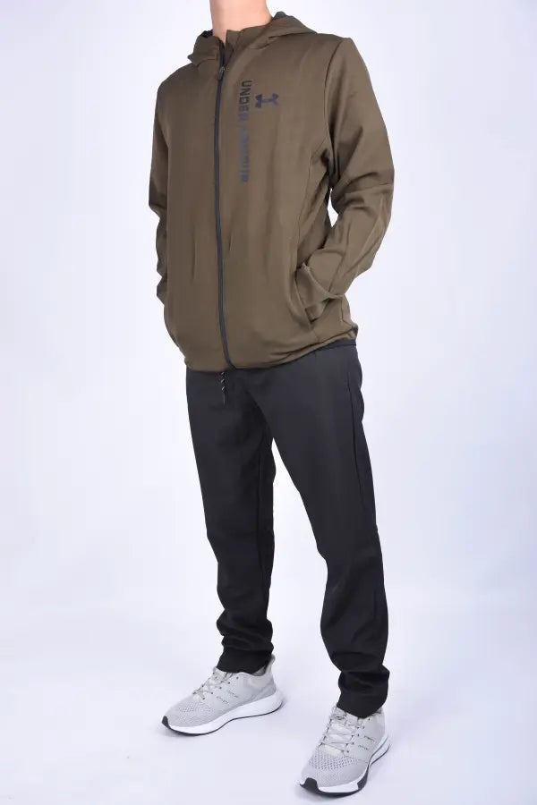 🧥 Survêtement Under Armour “Scuba” – Vert / Noir