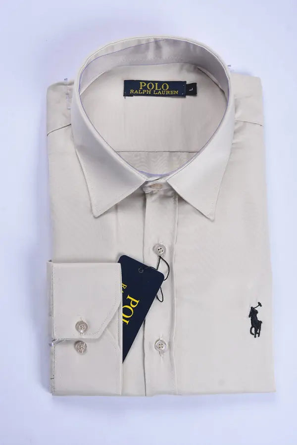 👔 Pack de 4 Chemises Ralph – Pur Coton Noir • Blanc • Beige • Bleu ciel