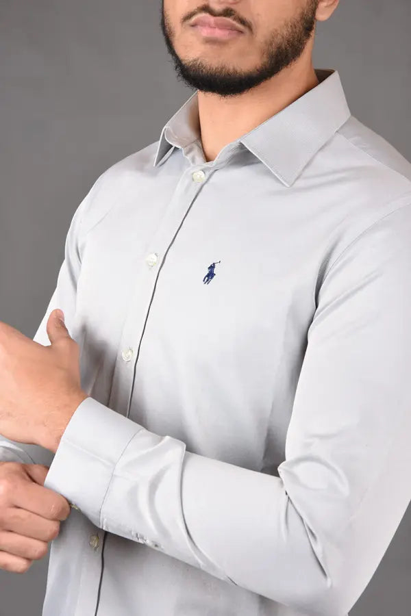 👔 Pack de 4 Chemises Ralph – Pur Coton Noir • Blanc • Beige • Bleu ciel