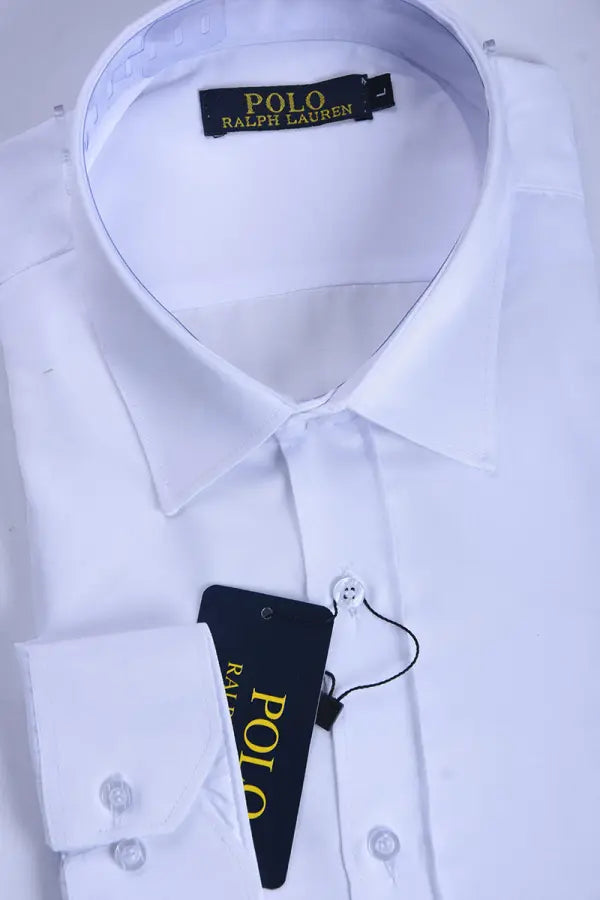 👔 Chemise Ralph – Pur Coton Couleurs : Noir · Blanc · Gris clair · Bleu roi