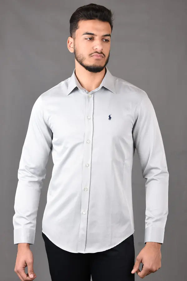 👔 Pack de 4 Chemises Ralph – Pur Coton Noir • Blanc • Beige • Bleu ciel