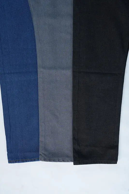 👖 Pack de 3 Jeans Tommy – Gris, Noir & Bleu